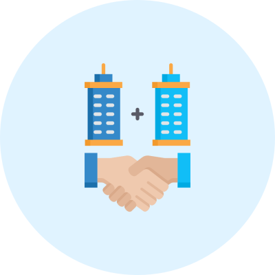 icon Mua bán và sáp nhận M&A